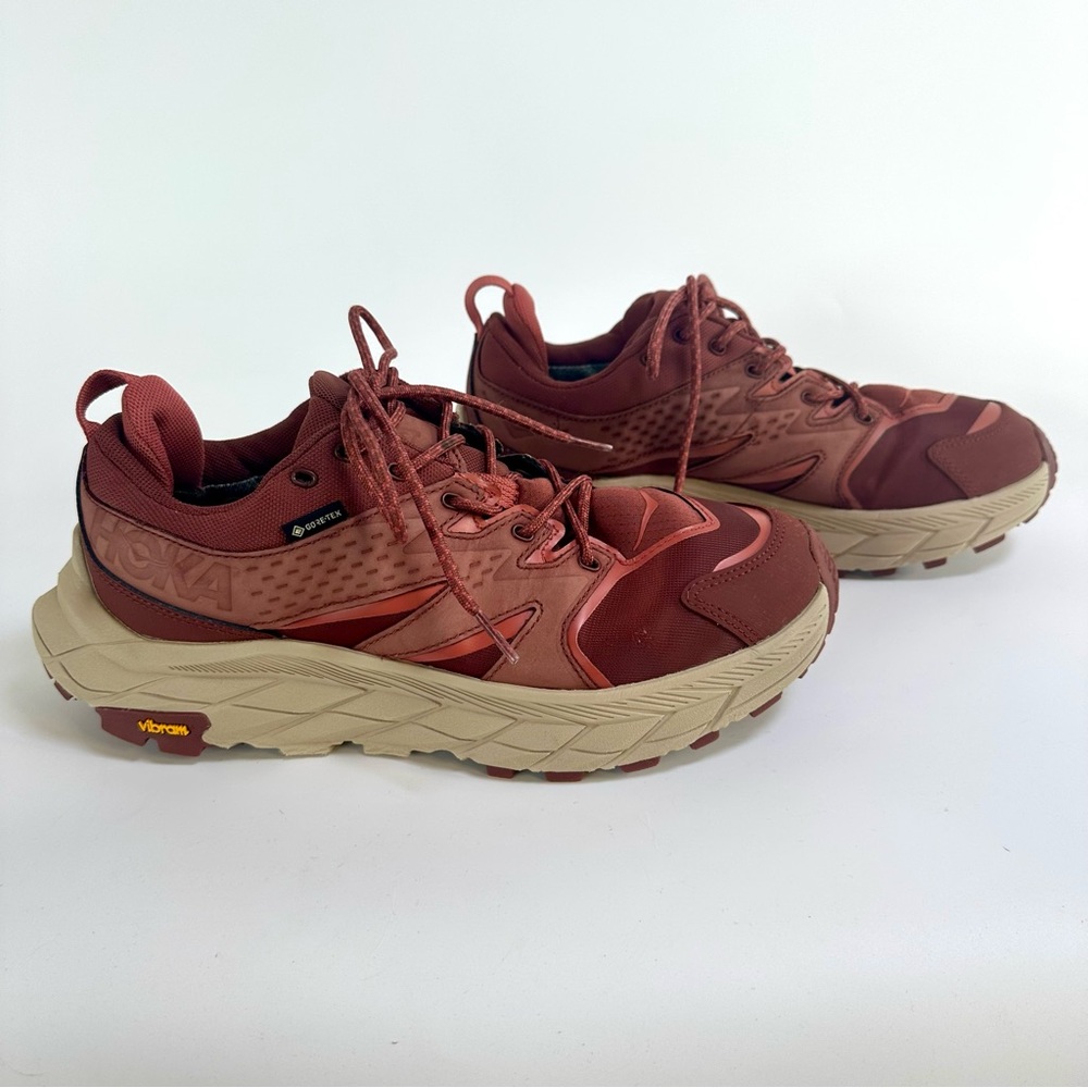 Hoka Anacapa Low Gore-Tex Womens Size 8.5 GTX Vibram Hiking Running Shoes - Picture 1 of 16